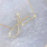 Diamond Name Necklace - Personalized Style