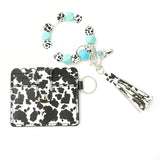 Silicone Beads Luminous Cow Wood Bull Bracelet