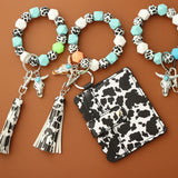 Silicone Beads Luminous Cow Wood Bull Bracelet