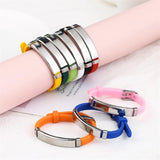 Kids ID Name Bracelet for Girls Stainless Steel Engraved Name