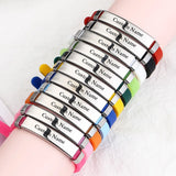 Kids ID Name Bracelet for Girls Stainless Steel Engraved Name