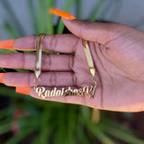 Snake Chain Necklace Personalized Stainless Steel Choker Font Jewelry