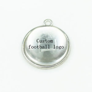 10pcs Football Baseball Dangle Charms for DIY Bracelet Jewelry