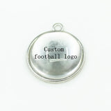 10pcs Football Baseball Dangle Charms for DIY Bracelet Jewelry