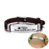 Personalized Stainless Steel Baby Name Bracelet for Girl Boy