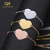 Personalized Stainless Steel Name Picture Bracelet for Women