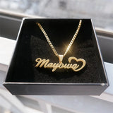 Personalized Stainless Steel Box Chain Name Necklace for Women