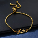 Custom Stainless Steel Name Bracelet for Women