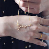 Custom Stainless Steel Name Necklace for Women Men