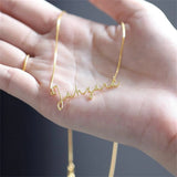 Custom Stainless Steel Name Necklace for Women Men