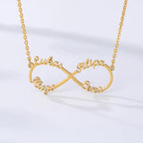 Custom Stainless Steel Infinity Name Necklace
