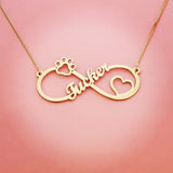 Custom Stainless Steel Infinity Name Necklace