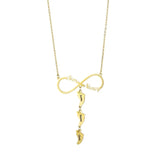 Custom Infinity Name Necklace for Women Engraved Pendant Personalized Jewelry