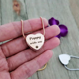 Stainless Steel Heart Urn Necklace Memorial Pendant Jewelry for Women