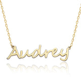 Stainless Steel Name Necklace Personalized Charm Chain Jewelry Gift