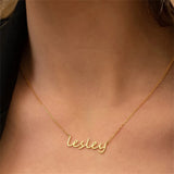 Stainless Steel Name Necklace Personalized Charm Chain Jewelry Gift