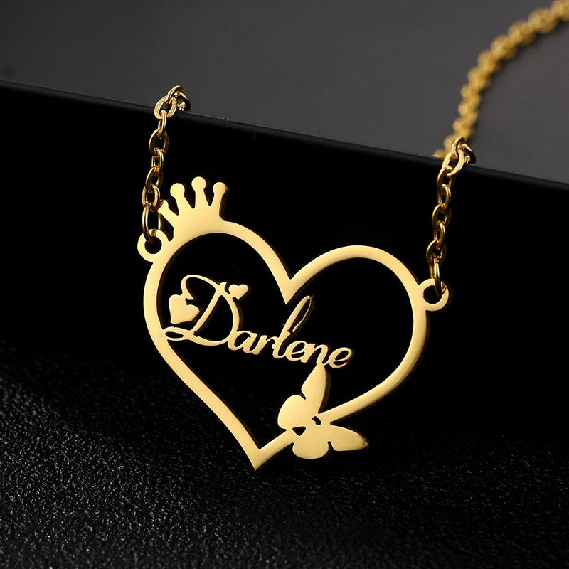 Customized Stainless Steel Name Necklaces