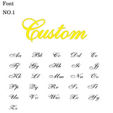 Stainless Steel Necklace High Pendant Non-Fading Name Minimalist Chain for Kids
