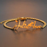 Custom Name Baby Bracelet Stainless Steel Bangle Birthday Gift
