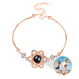 Personalized Name Photo Bracelet Woman 100 Languages Bracelet Memory Bracelet