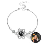 Personalized Name Photo Bracelet Woman 100 Languages Bracelet Memory Bracelet