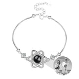 Personalized Name Photo Bracelet Woman 100 Languages Bracelet Memory Bracelet