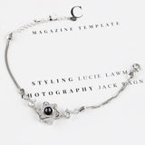 Personalized Name Photo Bracelet Woman 100 Languages Bracelet Memory Bracelet