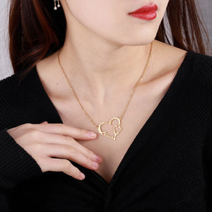Personalized Stethoscope Name Necklace for Nurse Stainless Steel Jewelry