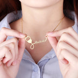 Stethoscope Name Necklace Stainless Steel Chain Necklaces For Women