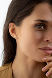 Dainty Stud Earrings, Personalized Stainless Steel Name Jewelry, Birthday Gift