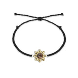 Sunflower Projection Photo Bracelet Flower Shape Memorial Jewelry For Women