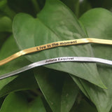 Personalized Stainless Steel Snake Chain Choker Necklace