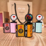 Text Picture Keychain DIY Memory Gift for Boyfriend Girlfriend and Family