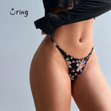 Personalized Leopard G-string Thong Panties