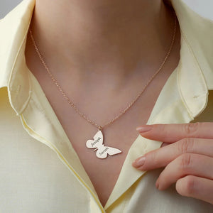 Two Names Necklace Personalized Stainless Steel Romantic Couple Choker