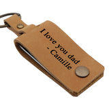Personalized Sonogram Daddy Keychain