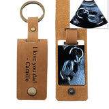 Personalized Sonogram Daddy Keychain