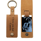 Personalized Sonogram Daddy Keychain