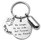 Dog Ashes Urn Keychain Personalized Keepsake Gift