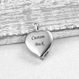 Angel Wings Heart Cremation Jewelry Keepsake Urn Necklace for Ashes