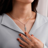 Voice Records Pendant Necklace Stainless Steel Necklace Jewelry Gift