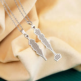 Voice Records Pendant Necklace Stainless Steel Necklace Jewelry Gift