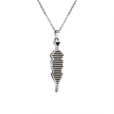 Voice Records Pendant Necklace Stainless Steel Necklace Jewelry Gift