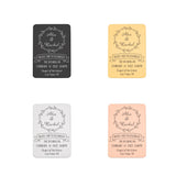 Stainless Steel Wedding Party Invitation Card