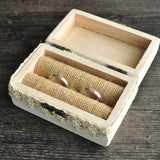 Personalized Rectangle Wedding Ring Box