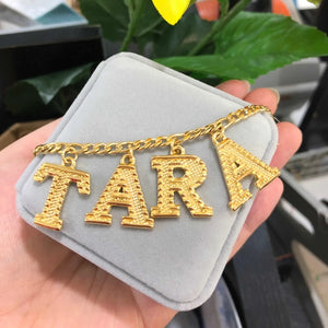 Customizable Initial Alphabet Pendant Necklace for Women Girls