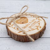 Personalized Wooden Ring Box Engraved Wedding Holder