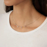 Year Women Necklace Stainless Steel Personalized Number Pendant Necklace Jewelry