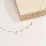 Year Women Necklace Stainless Steel Personalized Number Pendant Necklace Jewelry