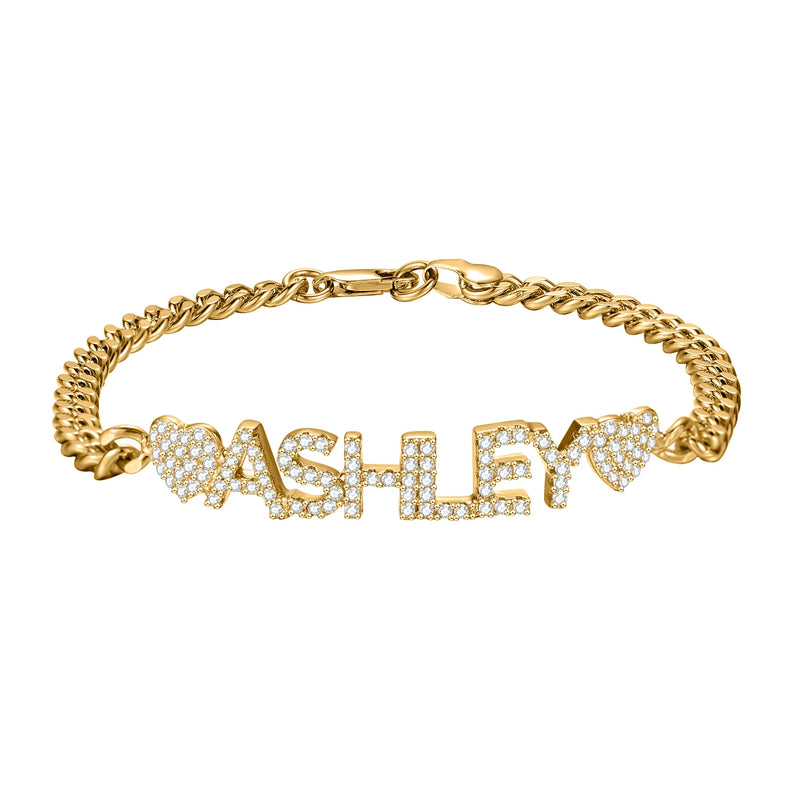 Zircon Bangles Crystal Name Bracelet Jewelry Butterfly Bracelet